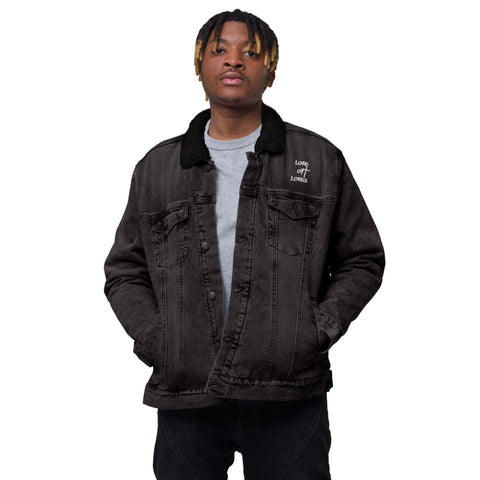 Unisex Denim Sherpa Jacket - Lord of Lords