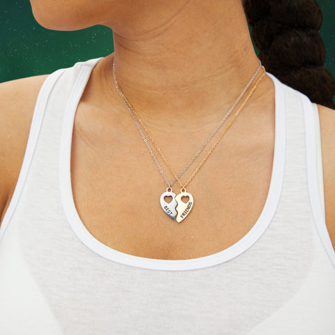 BFF Half Heart Necklace Set by Lord of Lords - Lord of Lords