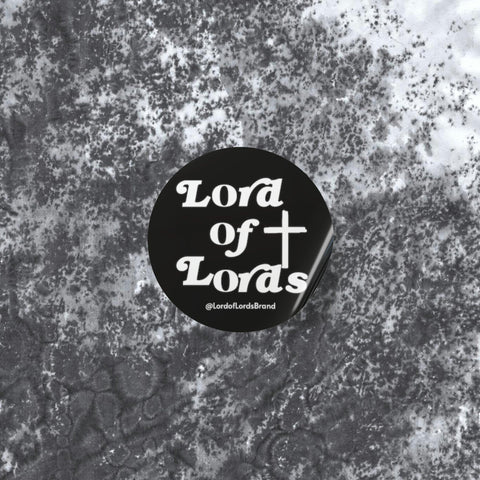 Logo Round Sticker Label Rolls - Lord of Lords