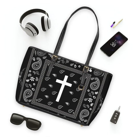 Bandana Leather Shoulder Bag - Lord of LordsBags