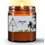 Coconut Dreams Natural Wax Candle in Amber Jar (9oz) - Lord of Lordscandle