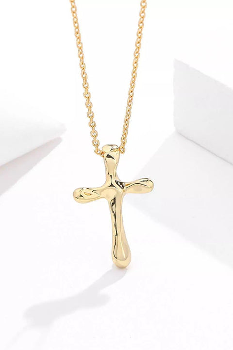 Cross Pendant 925 Sterling Silver Necklace - Lord of LordsJewelry