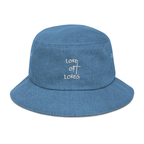 Logo Denim Bucket Hat - Lord of Lords