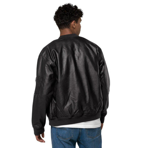 Lord of Lords Leather Bomber Jacket - Lord of Lords