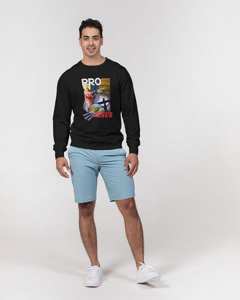 Pro Jesus Men's Classic French Terry Crewneck Pullover - Lord of Lordscrewneck