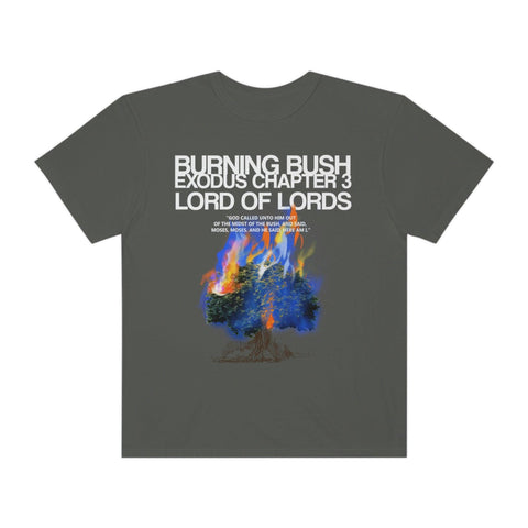 Unisex Burning Bush Garment-Dyed Tee - Lord of LordsT-Shirt