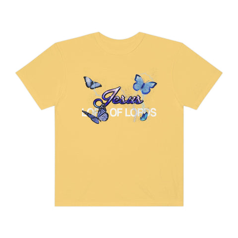 Unisex Butterfly Garment-Dyed Tee - Lord of LordsT-Shirt