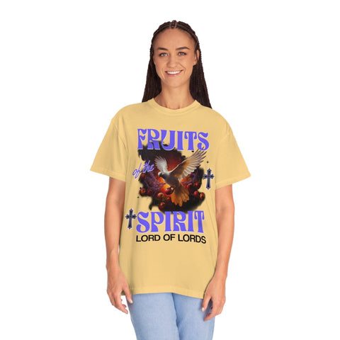 Unisex Fruits of the Spirit Garment-Dyed T-shirt - Lord of LordsT-Shirt
