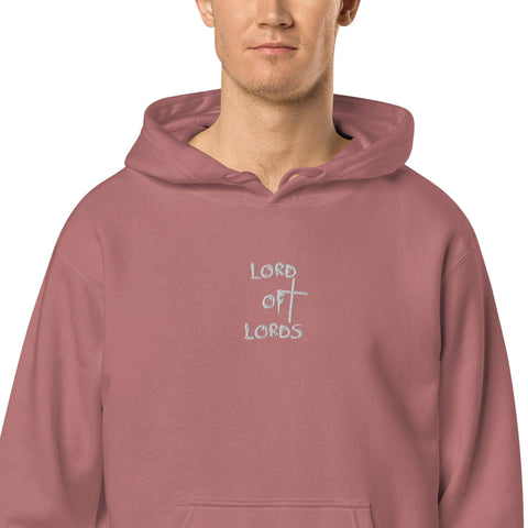 Unisex pigment Logo Hoodie - Lord of Lords