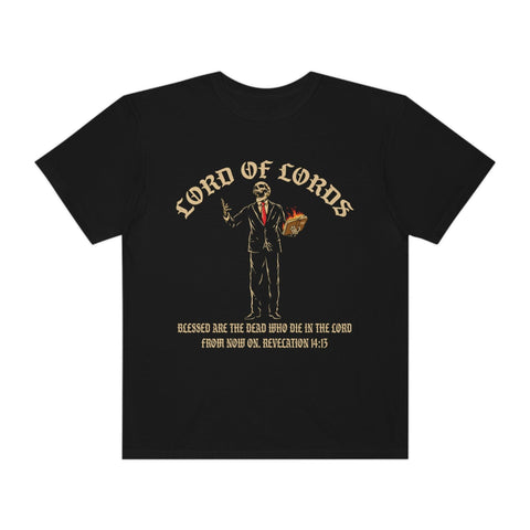 Unisex Revelation 14:13 Garment-Dyed Tee - Lord of LordsT-Shirt