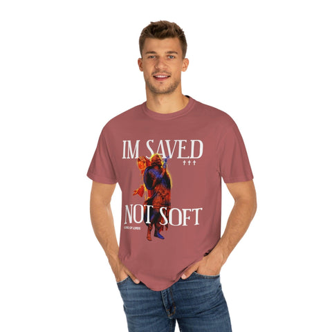 Unisex Saved Not Soft Garment-Dyed Tee - Lord of LordsT-Shirt