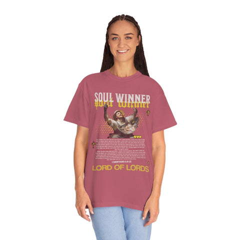 Unisex Soul Winner Garment-Dyed Tee - Lord of LordsT-Shirt