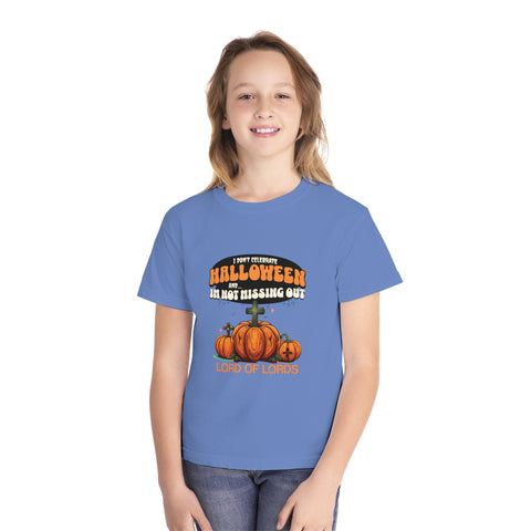 Youth I Don't Celebrate Halloween Midweight Tee - Lord of LordsKids clothes